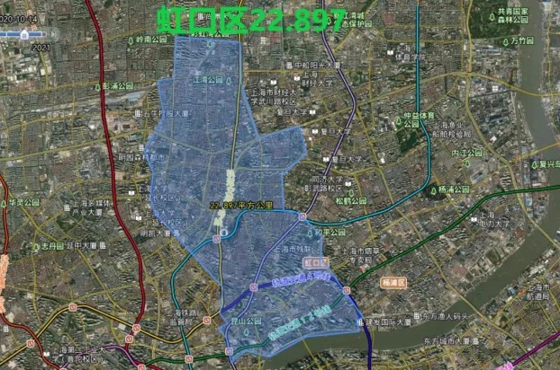 上海16个区面积排名最新，上海各区建城区面积及常住人口