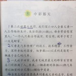 ​中彩那天课文原文（中彩那天课文原文欣赏）