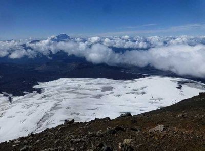 ​火山口(火山口上的冰川之谜)