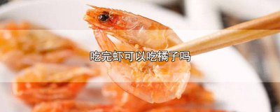 ​吃完虾可以吃橘子吗宝宝 吃完虾能吃橘子不