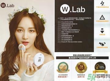 w.lab雪花气垫色号 w.lab黑色白色雪花气垫试色图