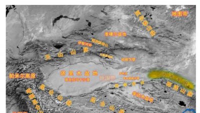 ​《西游记》中唐僧师徒路过的火焰山，位于新疆吐鲁番盆地的中北部