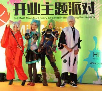 ​西塘汉服节来了!西塘花语客栈COSplay摄影，古镇景区次元派对