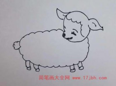 ​羊怎么画儿童画（100种画羊方法)