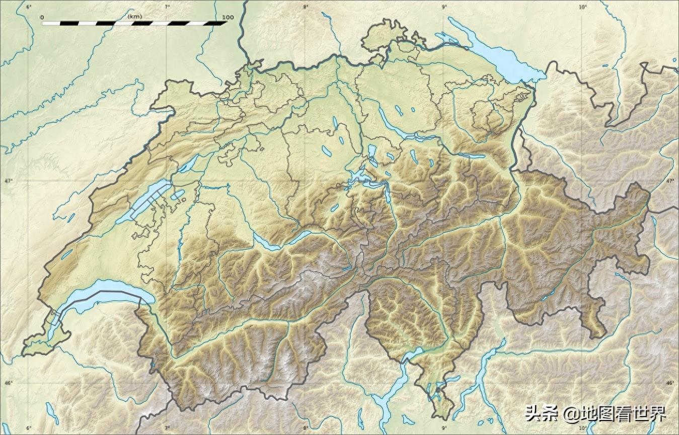 新冠肺炎疫情国家科普：瑞士地理概况与瑞士地图合集