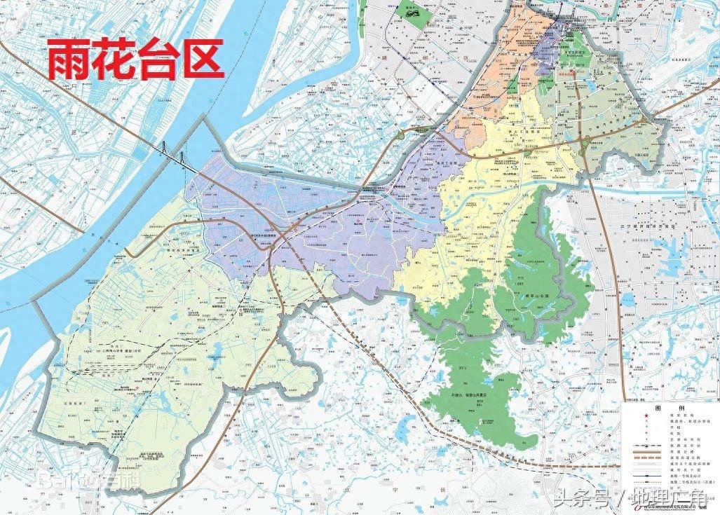 江苏省南京市行政区划地图（含各区GDP）