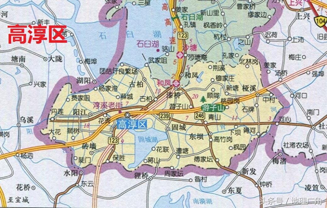 江苏省南京市行政区划地图（含各区GDP）